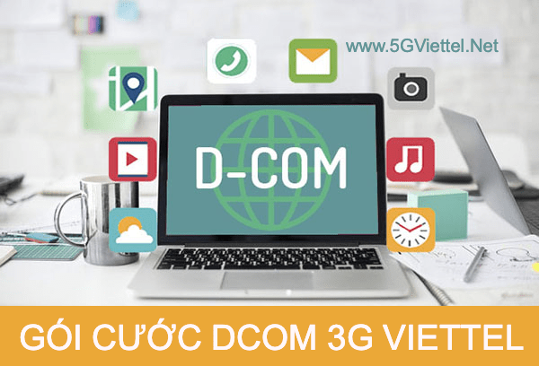Gói cước Dcom 3G Viettel 1 ngày, tháng, chu kỳ 6 tháng, 12 tháng